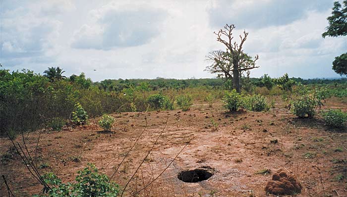 Cave landscape at Saklo.